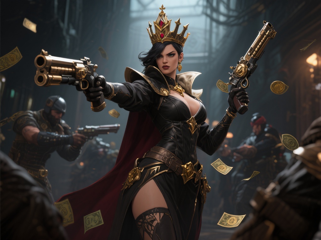 赏金女王通常具备鲜明的个性，往往霸气独立又充满智慧