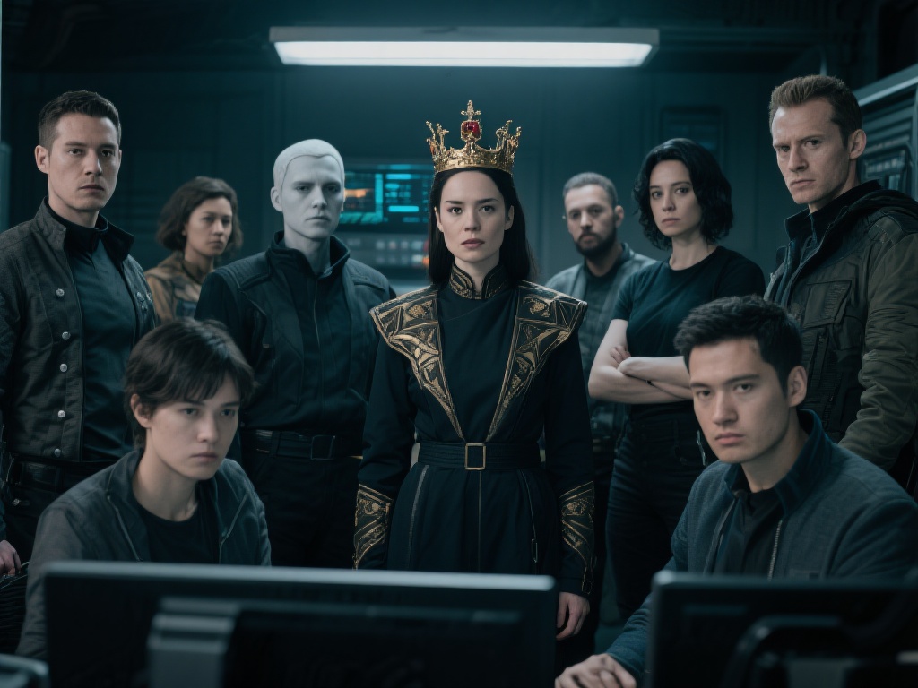 剧中不仅仅描绘了“女王”的成长，还有她身边团队成员